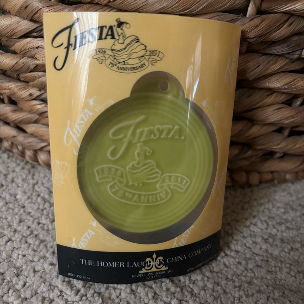 NWT Ornament Fiesta Fiestaware 75th Anniversary